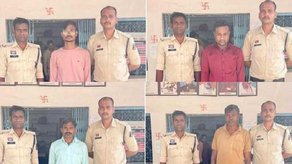 धमतरी पुलिस की सट्टा कार्रवाई में अर्जुनी थाना पुलिस द्वारा चार सटोरियों की गिरफ्तारी